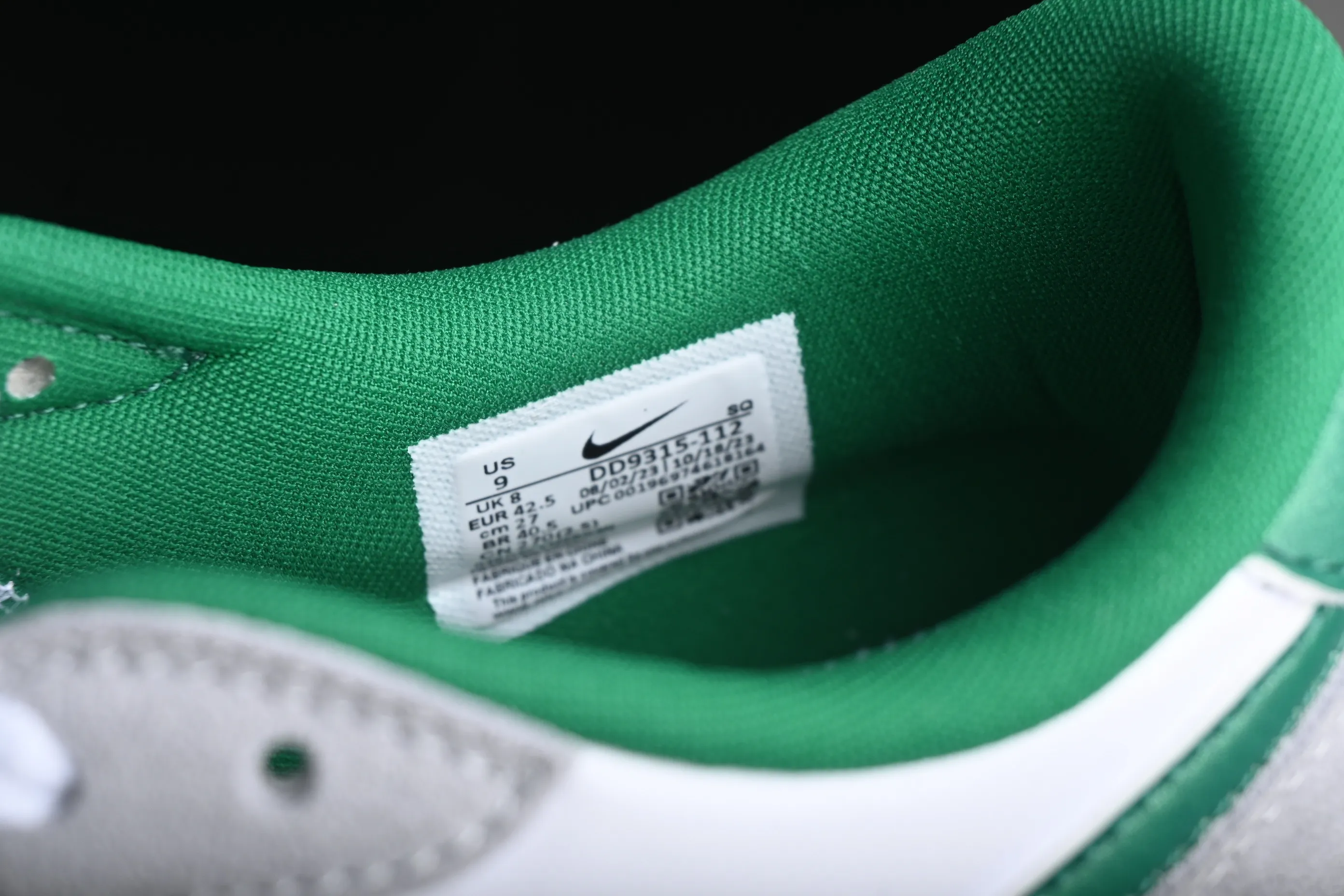 All categories Air Jordan Jordan series basketball shoes Air Jordan 1 Low G version pure original Air Jordan 1 Low Golf AJ1 Joe 1 new golf version gray white green color DD9315-112